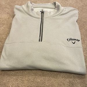 Like new 5XLT Grey Callaway golf quarter zip